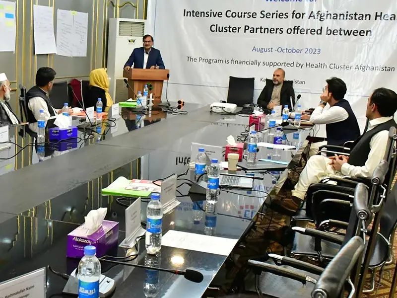 Intensive Course Series for Afghanistan Health Cluster Partners Offered